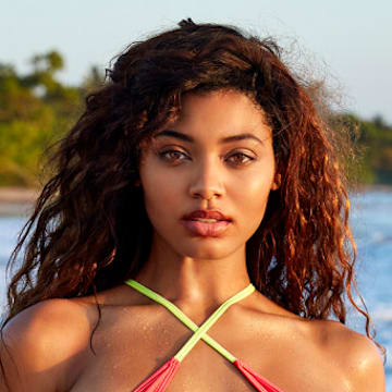 Danielle Herrington was photographed by James Macari in Costa Rica. Swimsuit by Haus of PinkLemonaid.