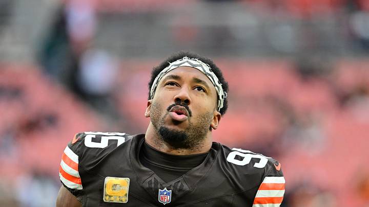 Cleveland Browns defensive end Myles Garrett