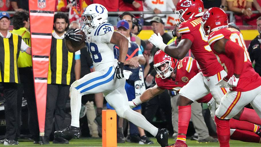 Indianapolis Colts running back Jonathan Taylor 