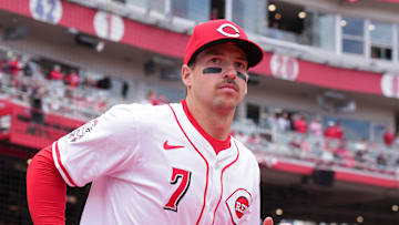 Cincinnati Reds infielder Spencer Steer
