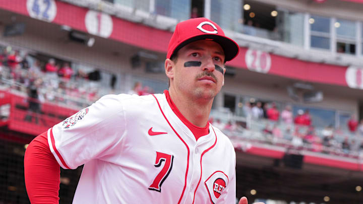 Cincinnati Reds infielder Spencer Steer