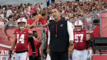 Luke Fickell, Wisconsin Badgers. (Mandatory Credit: Jeff Hanisch-Imagn Images)