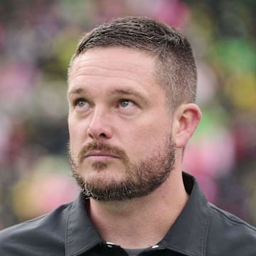 Oregon Ducks Dan Lanning dante Moore Dakorien Moore Washington USC Minnesota Pj Fleck Jedd Fisch Big Ten Schedule prediction