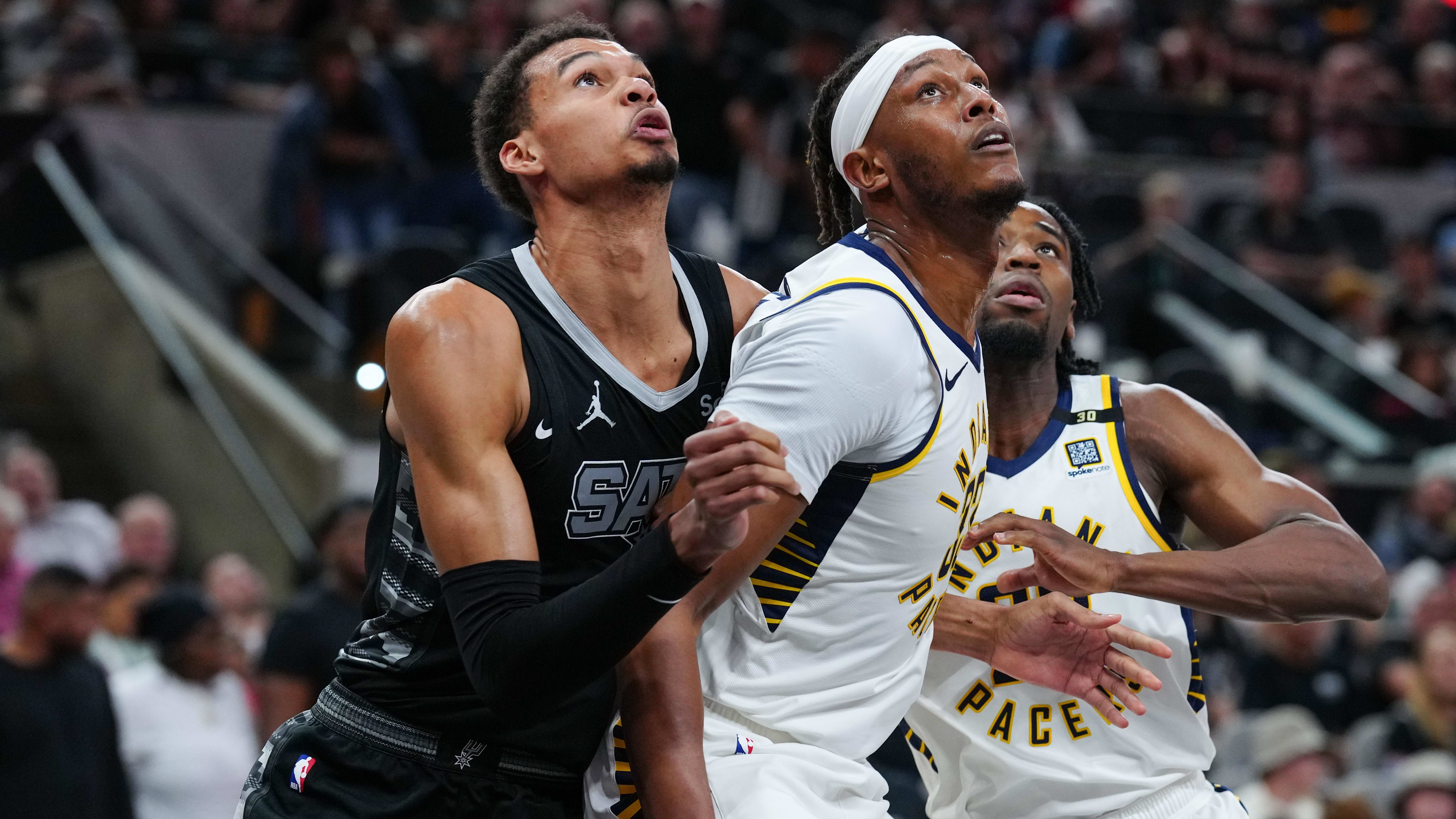 Victor Wembanyama Myles Turner Indiana Pacers San Antonio Spurs