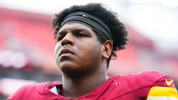 Washington Commanders offensive tackle Josh Conerly Jr.