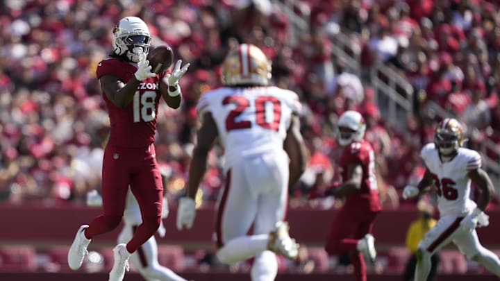 Cardinals wide receiver Marvin Harrison Jr. dropped a critical pass in their loss to the 49ers on Sunday. 