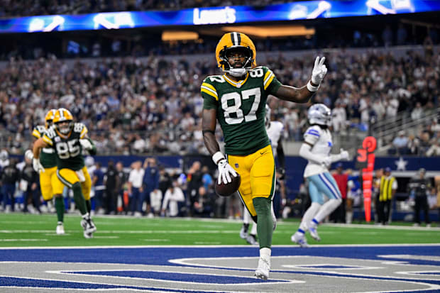  Green Bay Packers wide receiver Romeo Doubs