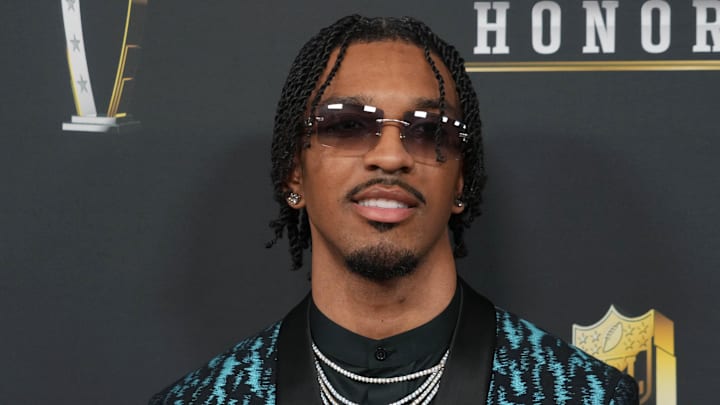 Jayden Daniels on the red carpet before Super Bowl LIX NFL Honors at Saenger Theatre. Mandatory Credit: Kirby Lee-Imagn Images Jayden Daniels on the red carpet before Super Bowl LIX NFL Honors at Saenger Theatre. Mandatory Credit: Kirby Lee-Imagn Images