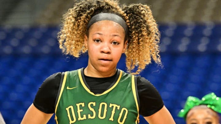 Four-star girls basketball player Kamora Pruit, who started her high school career at DeSoto before moving on to Legion Prep, has announced her commitment to North Carolina State. Four-star girls basketball player Kamora Pruit, who started her high school career at DeSoto before moving on to Legion Prep, has announced her commitment to North Carolina State.