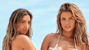 Katie Austin and Brooks Nader were photographed by Ben Watts in Bermuda.
