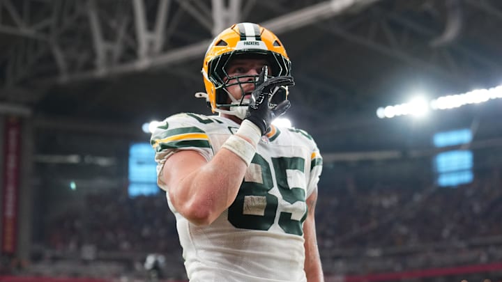Green Bay Packers tight end Tucker Kraft is a great prop target on Sunday.