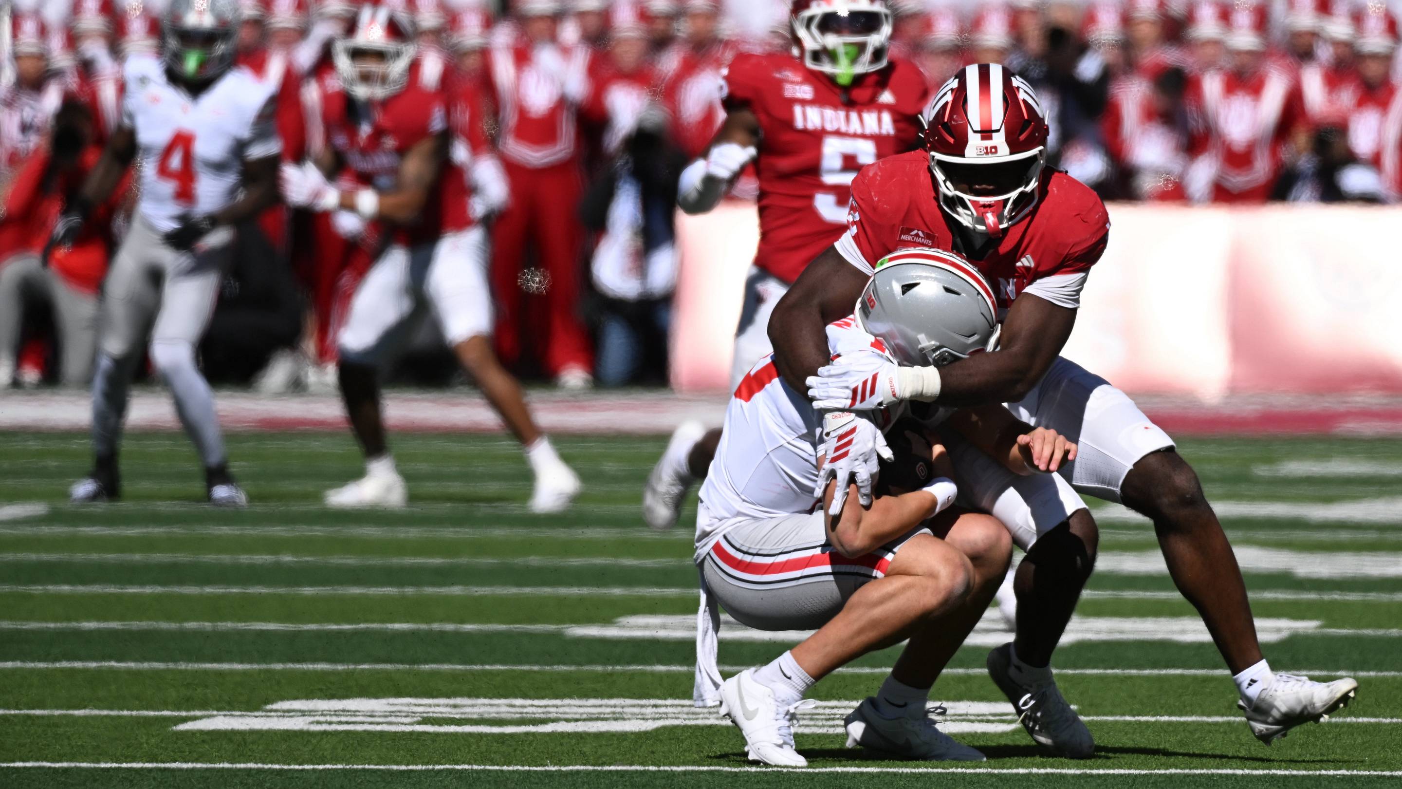 Indiana's Tobi Osunsanmi Has Become One Of College Football's Most Disruptive Defenders