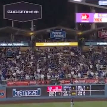 The Diamondbacks' Lourdes Gurriel Jr. simply watched Ohtani's homer fly. 