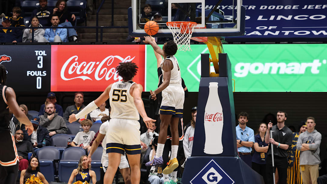 West Virginia University forward Brenen Lorient West Virginia University forward Brenen Lorient