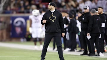 Texas State Bobcats head coach GJ Kinne.