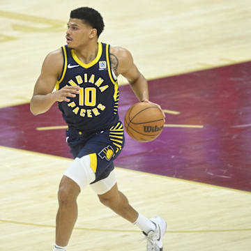 Indiana Pacers guard RayJ Dennis had 26 points in his Summer League opener this year. 