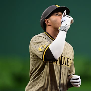 Bet on Manny Machado to record two hits tonight against the Angels.