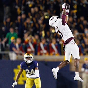 Texas A&M beat the Fighting Irish at Notre Dame on Saturday night.