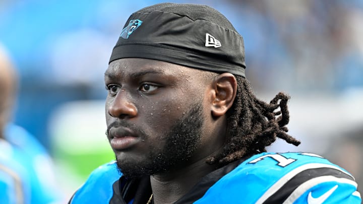 Carolina Panthers offensive tackle Ikem Ekwonu