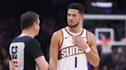 Devin Booker and the Phoenix Suns are favored against the Utah Jazz on Friday.