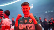 Alexander Nübel feierte mit dem VfB den Pokalsieg