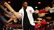 Cincinnati pitcher Hunter Greene is introduced during Redsfest in December.

Syndication The Enquirer