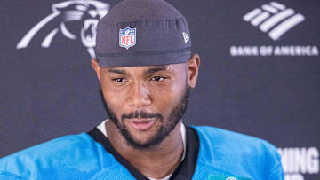 Carolina Panthers tight end Ja'Tavion Sanders