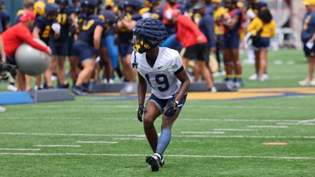 West Virginia University defensive back Key'on Washington.