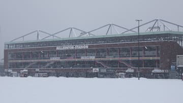 Schneemassen am Millerntor