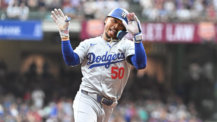Los Angeles Dodgers right field Mookie Betts.