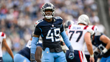 Tennessee Titans linebacker Arden Key