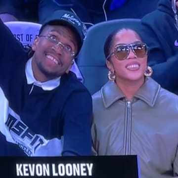 Looney and other members of the Warriors showed up to the Chase Center to support the Valkyries.