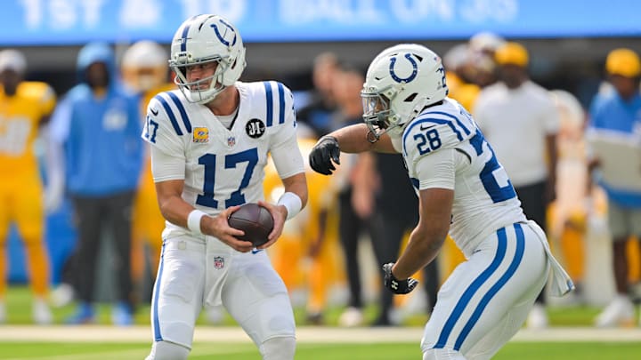 Daniel Jones and Jonathan Taylor have the Colts at 6-1 to start the 2025 NFL season. 