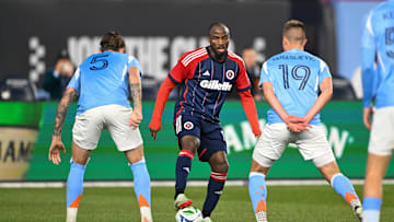 Birk Risa and Strahinja Tanasijević of NYCFC