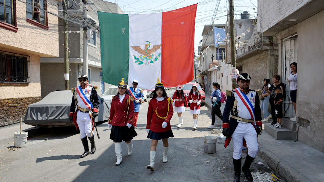 MEXICO-HISTORY-BATTLE-PUEBLA-REENACTMENT
