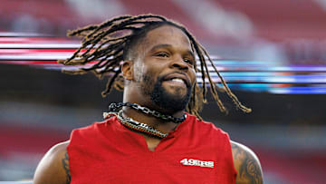 San Francisco 49ers linebacker Dre Greenlaw (57)