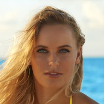 Caroline Wozniacki was photographed by Emmanuelle Hauguel in Turks & Caicos.