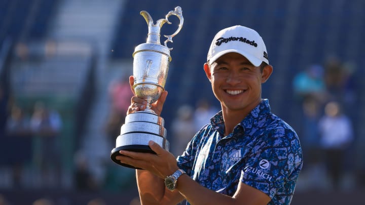 Collin Morikawa winning The Open Championship