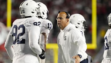 Penn State Nittany Lions head coach James Franklin