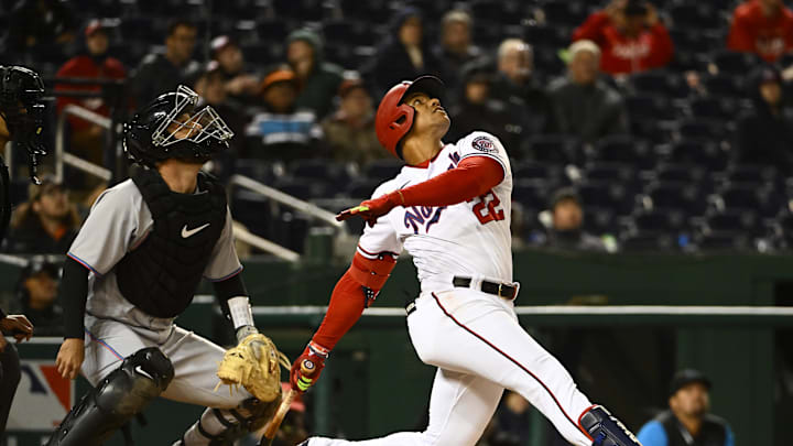 National League 2022 MVP odds favor Juan Soto and Ronald Acuna, Jr. on FanDuel Sportsbook heading into May. National League 2022 MVP odds favor Juan Soto and Ronald Acuna, Jr. on FanDuel Sportsbook heading into May.