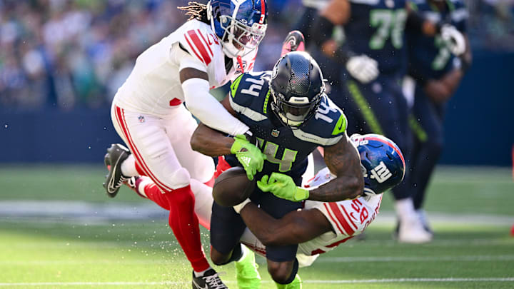 DK Metcalf of the Seattle Seahawks