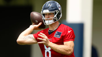 Former Penn State and Kentucky football quarterback Will Levis at Tennessee Titans Mandatory Minicamp