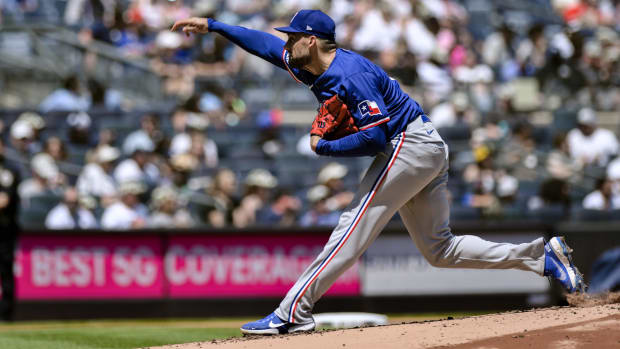 Nathan Eovaldi left Game 1 Saturday after three innings with right side tightness.