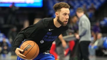 Dec 4, 2023; Sacramento, California, USA; Sacramento Kings guard Jordan Ford (31) warms up before the game against the New Orleans Pelicans at Golden 1 Center. Mandatory Credit: Darren Yamashita-USA TODAY Sports