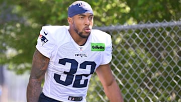 New England Patriots RB TreVeyon Henderson, Buffalo Bills