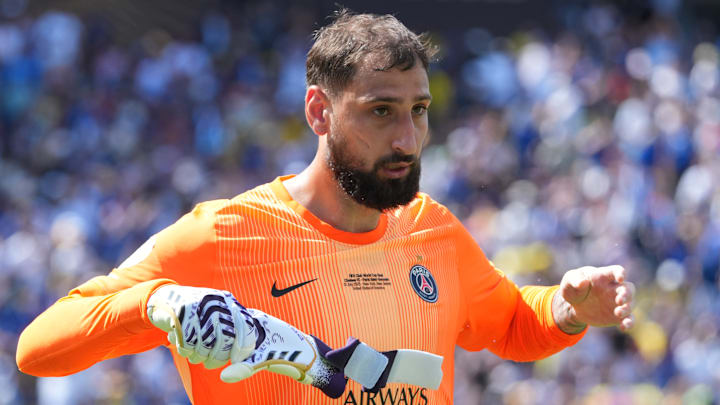 Gianluigi Donnarumma était présent à l'entraînement du PSG ce jeudi.