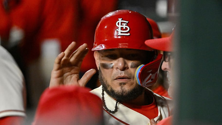 Yadier Molina retired from Major League Baseball after the 2022 season. | Jeff Curry-Imagn Images