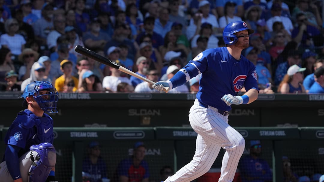 Ian Happ found out about harsh Chicago wind during Opening Day.