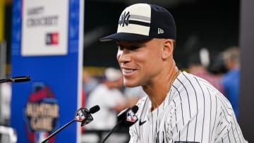 Judge habló con los medios en el receso del Juego de Estrellas