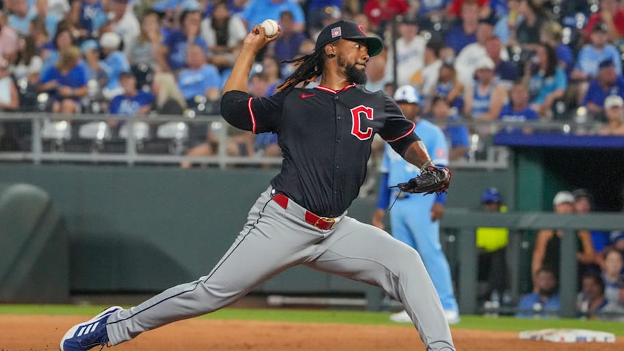 Cleveland Guardians closer Emmanuel Clase is under investigation by Major League Baseball as part of a sports gambling probe. | Denny Medley-Imagn Images